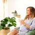 Babymoov 2 in 1 Maternity Pillow - Green Dandelions